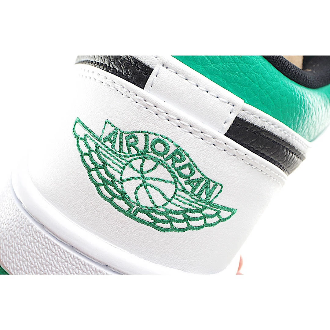 Air Jordan 1 Low White Lucky Green