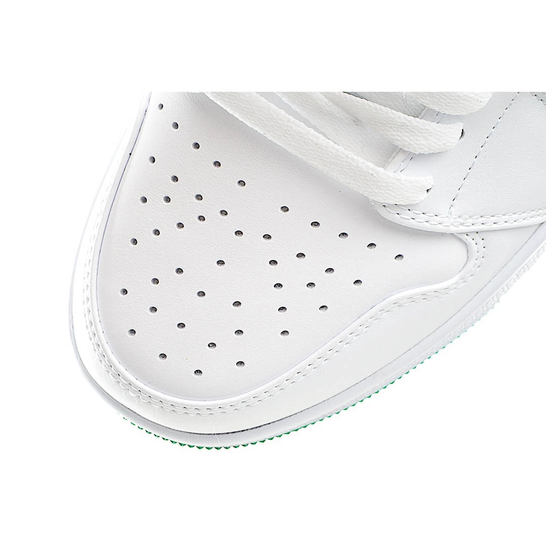 Air Jordan 1 Low White Lucky Green