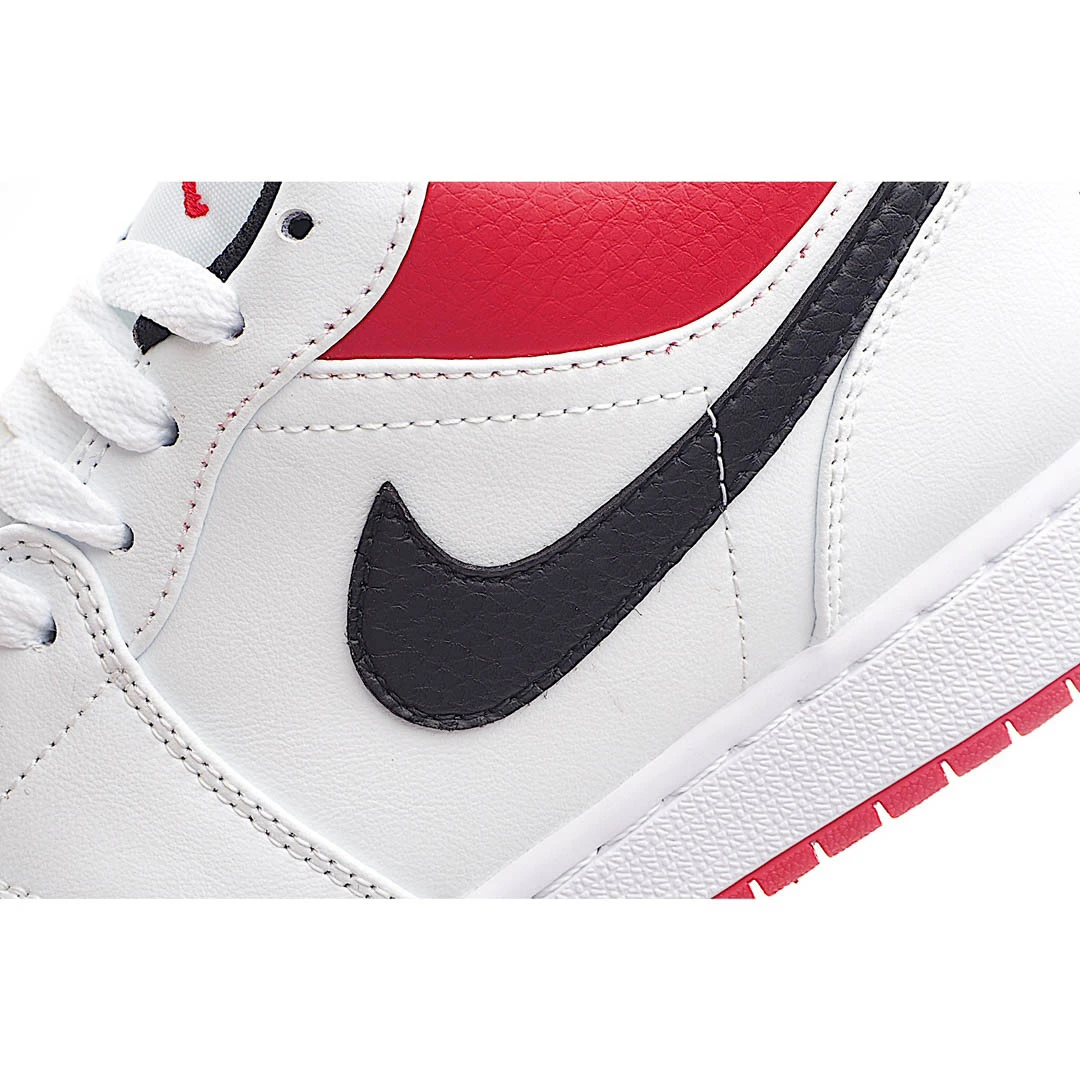 Air Jordan 1 Low White University Red