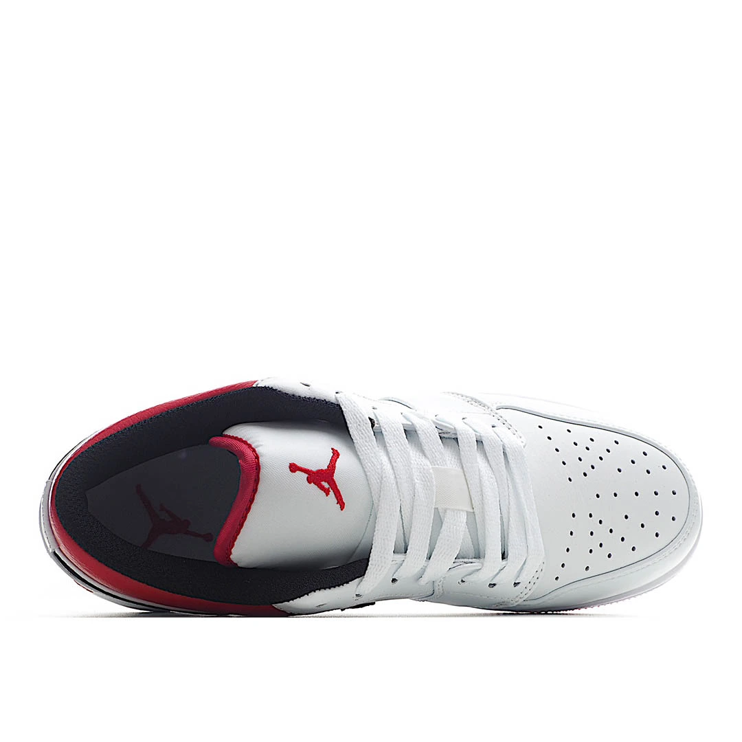 Air Jordan 1 Low White University Red