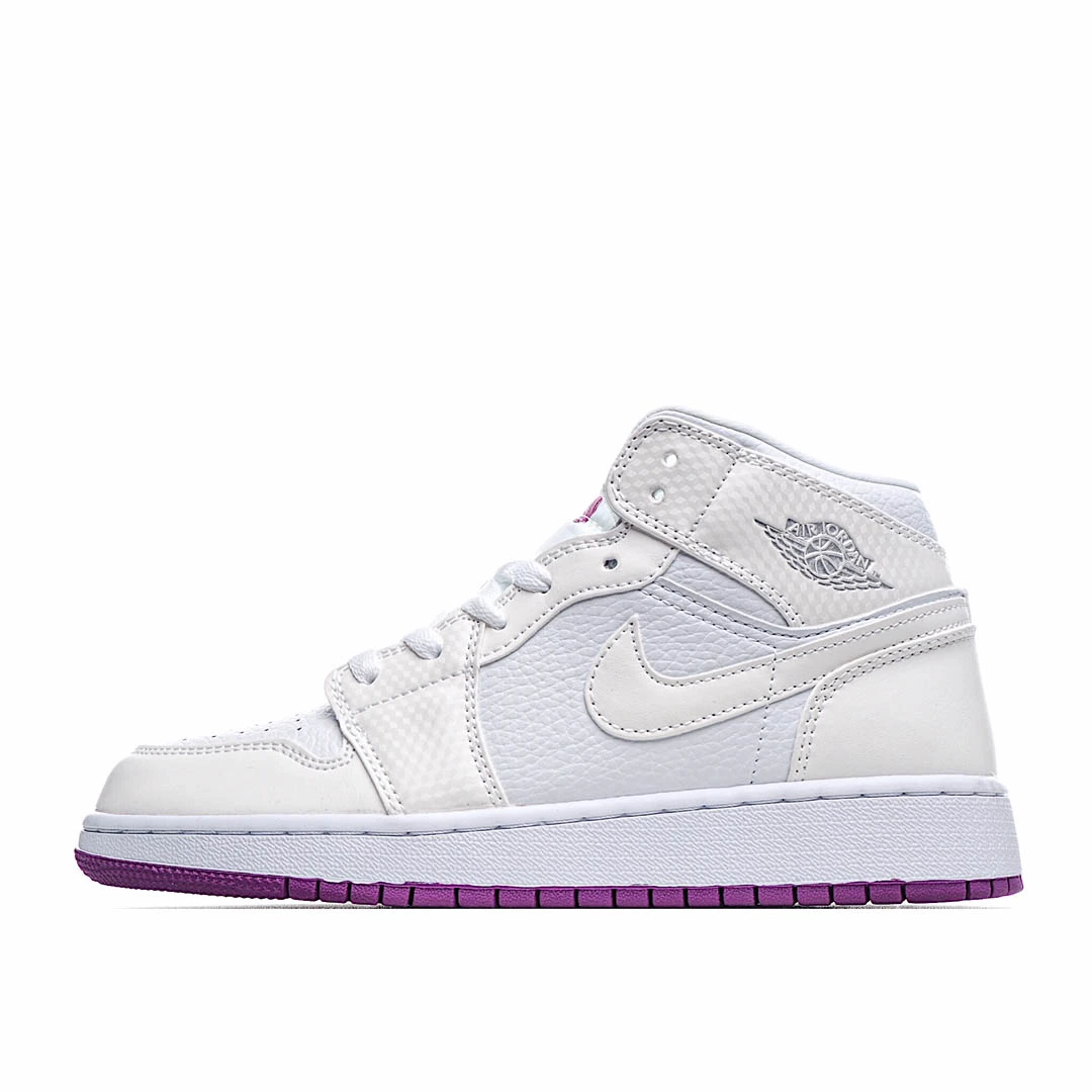 Air Jordan 1 Mid GG AJ1 Joe 1 Colorful Pink Chameleon Ultraviolet Temperature Change