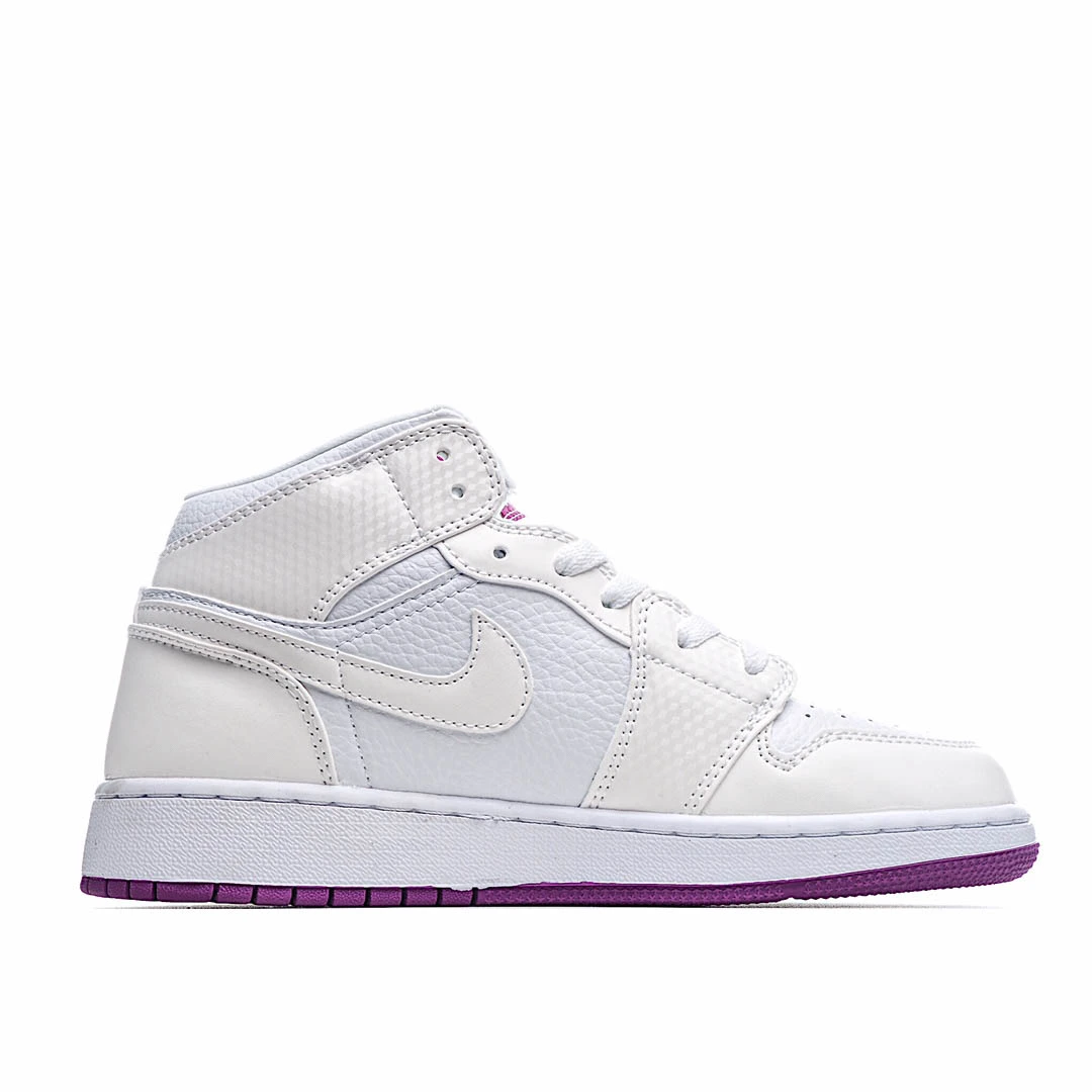 Air Jordan 1 Mid GG AJ1 Joe 1 Colorful Pink Chameleon Ultraviolet Temperature Change