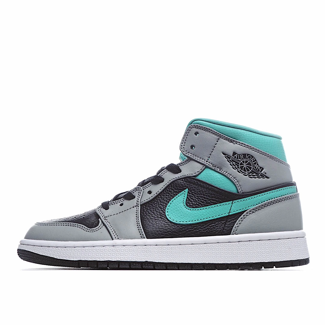 Air Jordan 1 Mid Grey Aqua