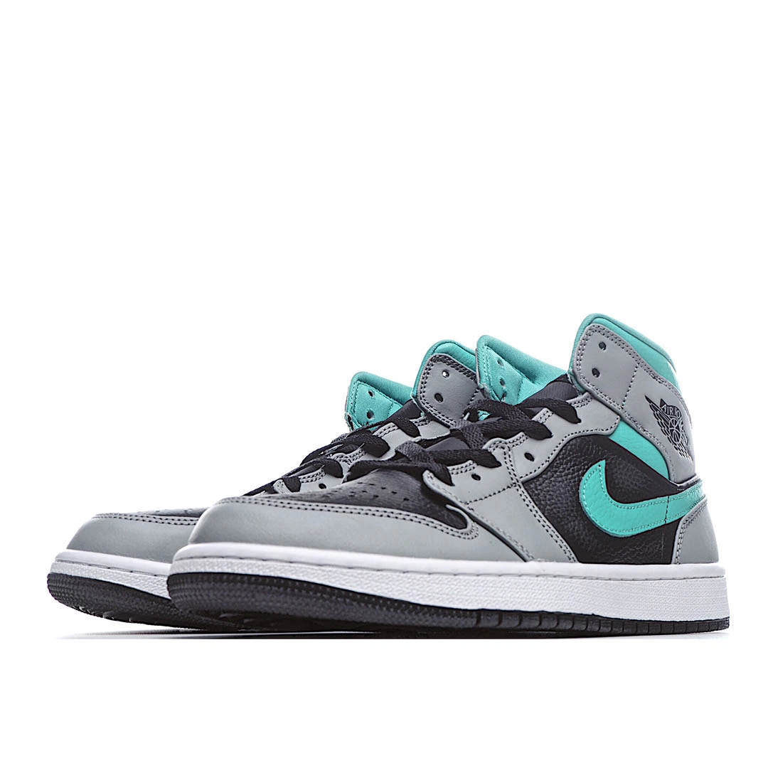 Air Jordan 1 Mid Grey Aqua