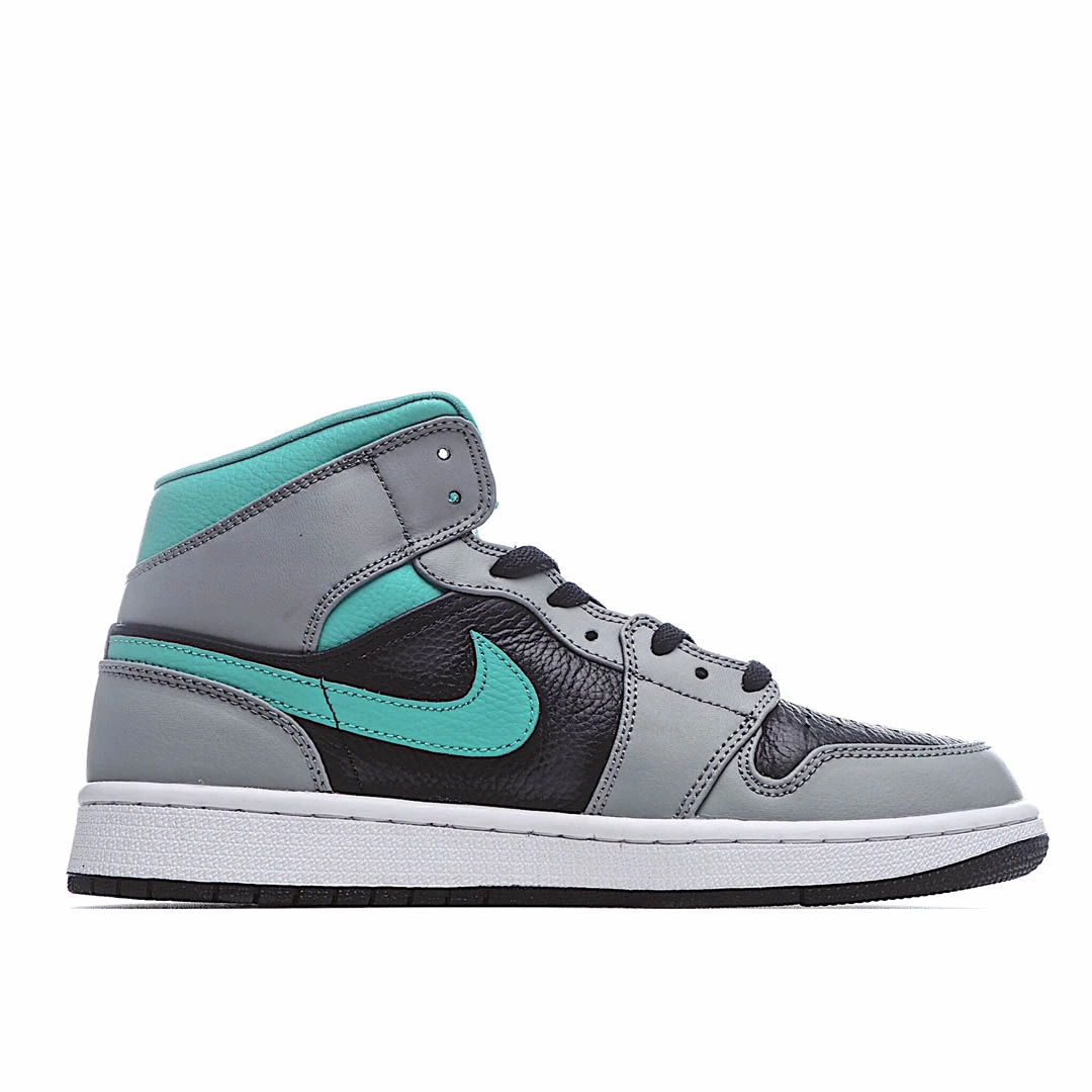 Air Jordan 1 Mid Grey Aqua