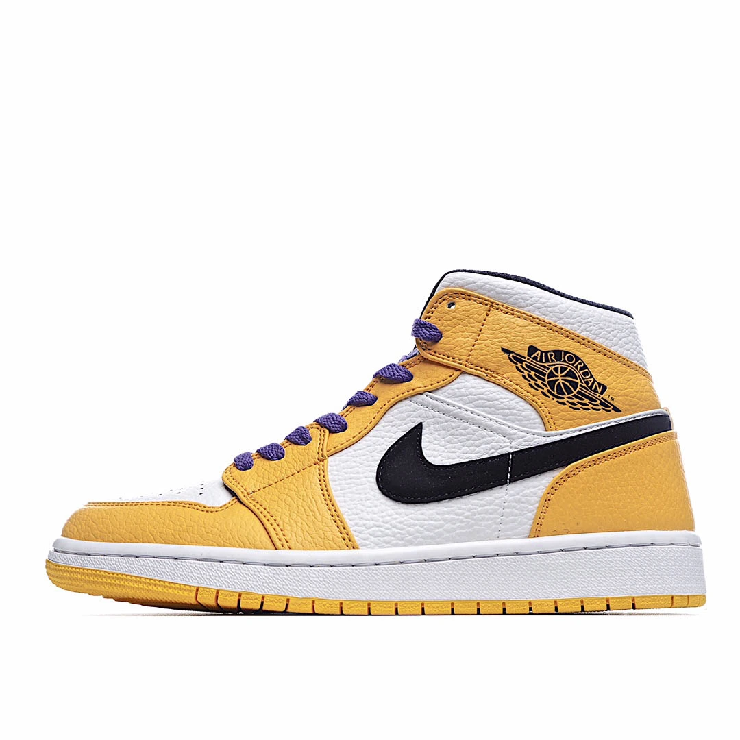 Air Jordan 1 Mid GS Lakers