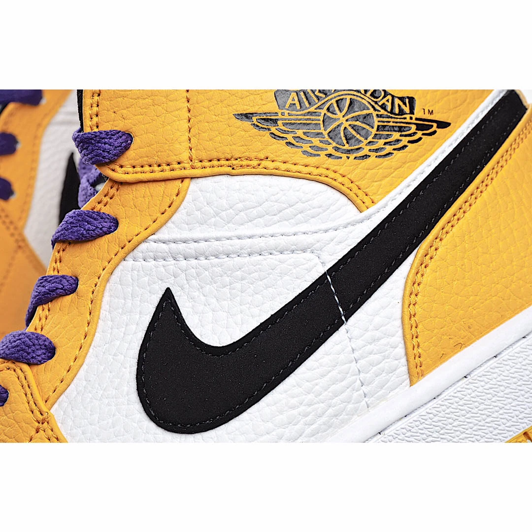 Air Jordan 1 Mid GS Lakers