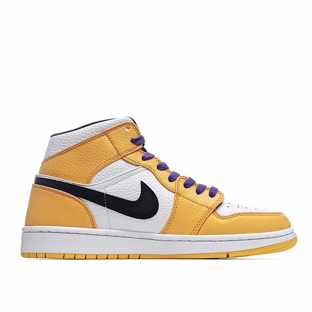 Air Jordan 1 Mid GS Lakers