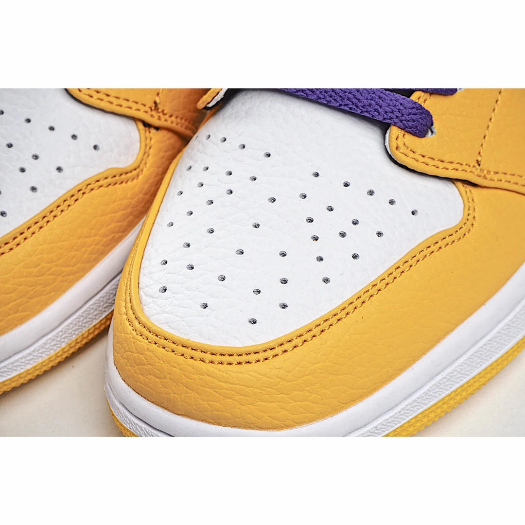 Air Jordan 1 Mid GS Lakers