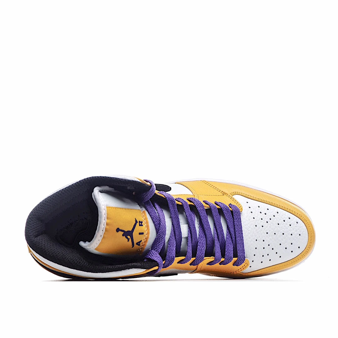 Air Jordan 1 Mid GS Lakers