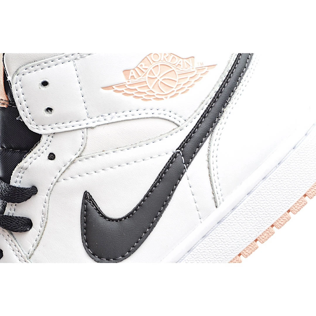 Air Jordan 1 Mid GS White Arctic Orange