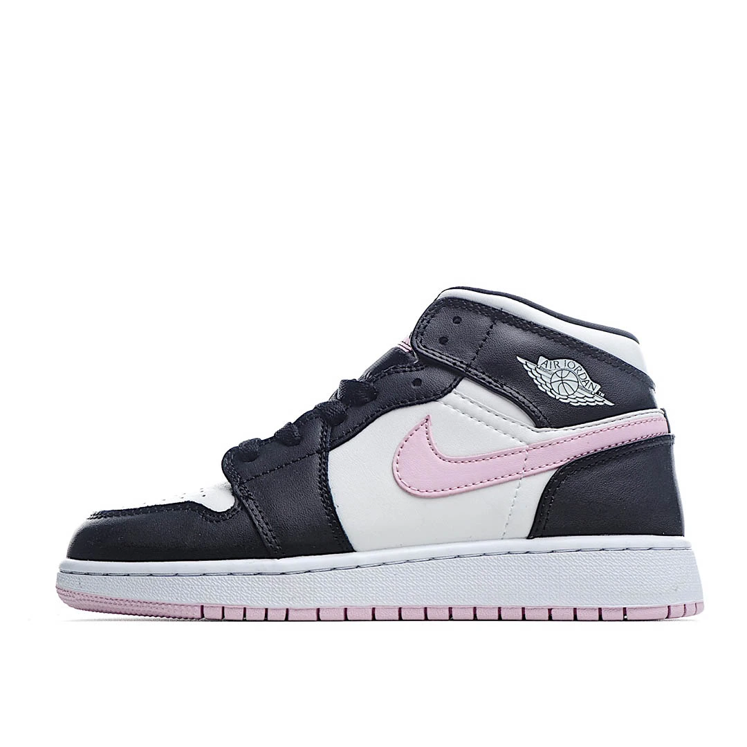 Air Jordan 1 Mid GS White Light Arctic Pink