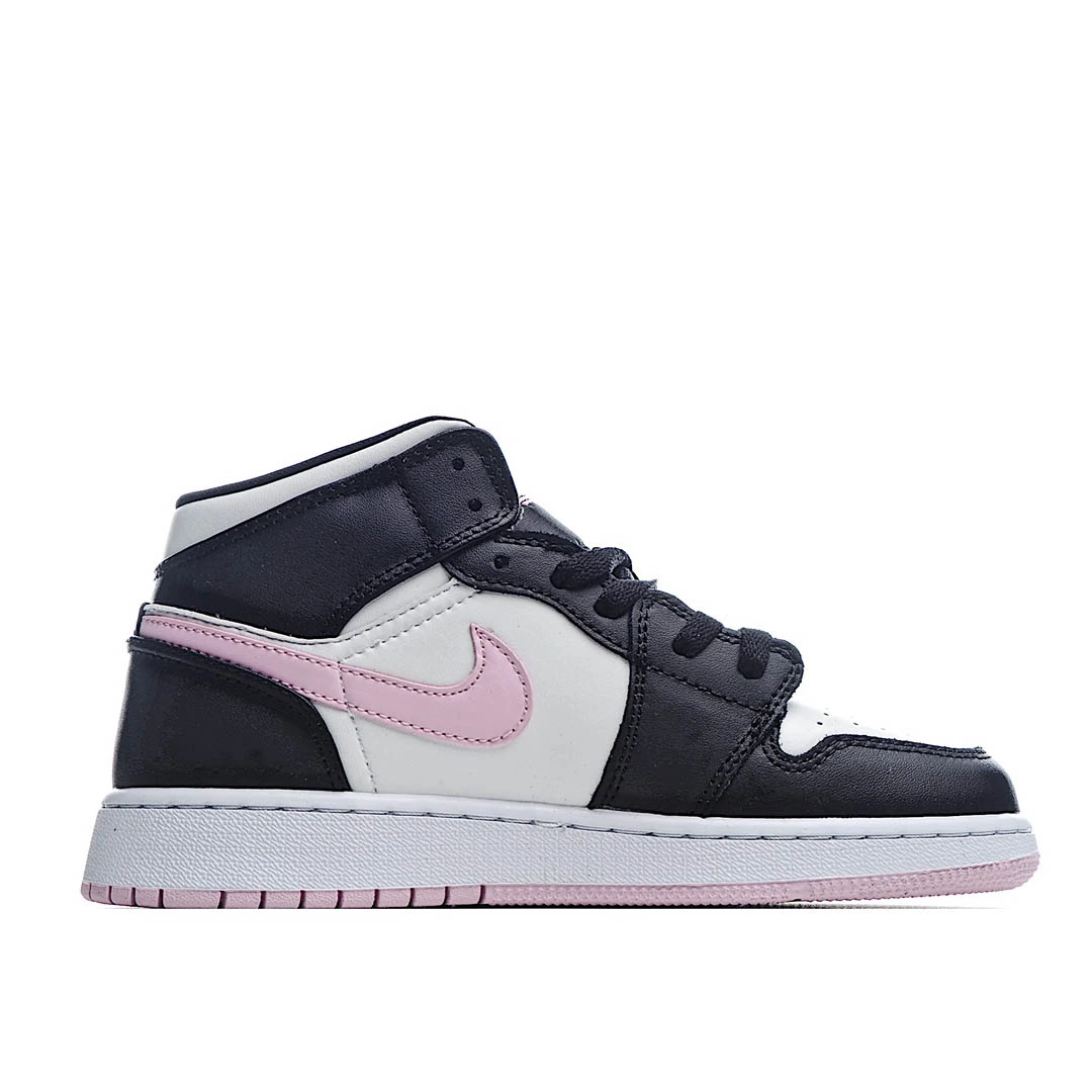 Air Jordan 1 Mid GS White Light Arctic Pink