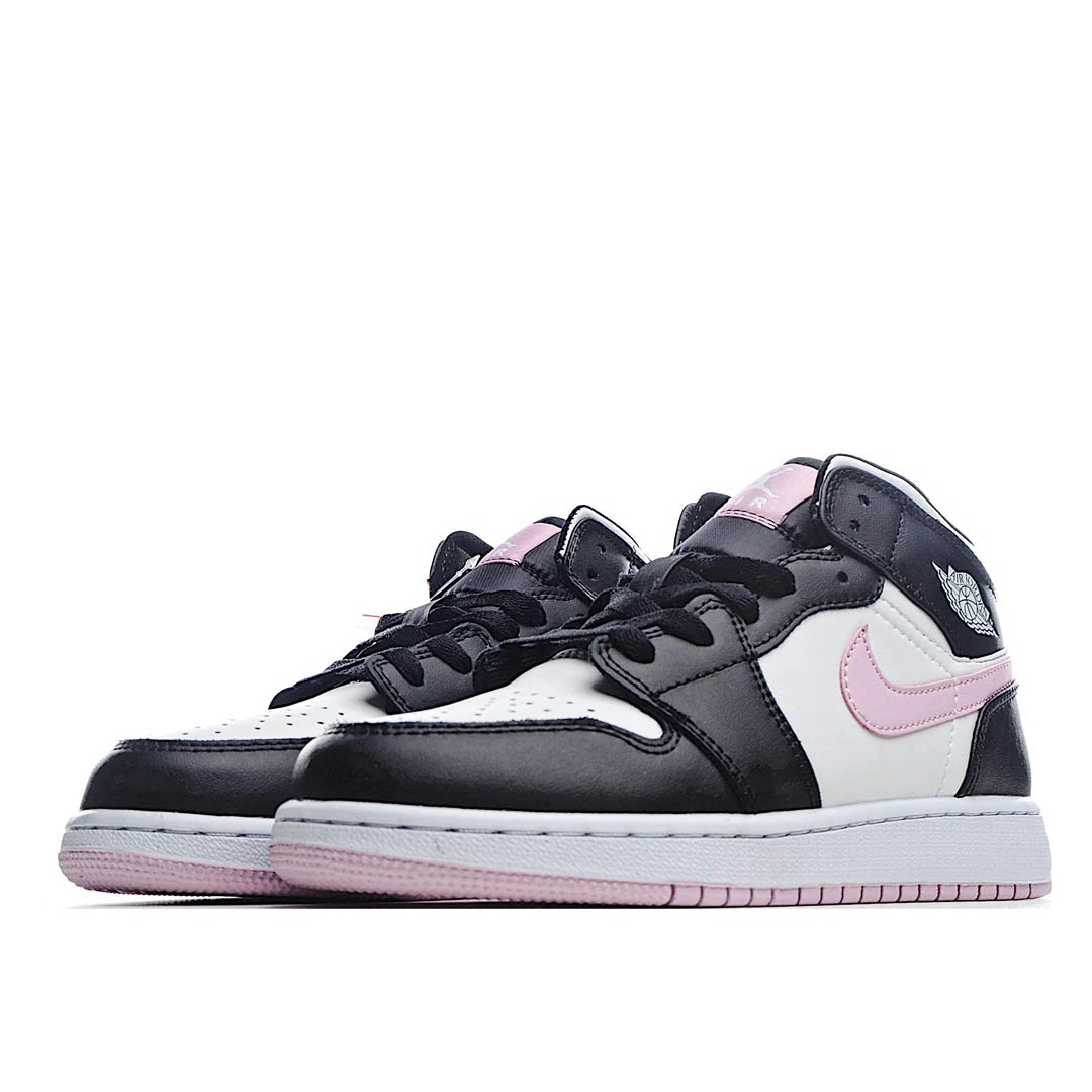 Air Jordan 1 Mid GS White Light Arctic Pink