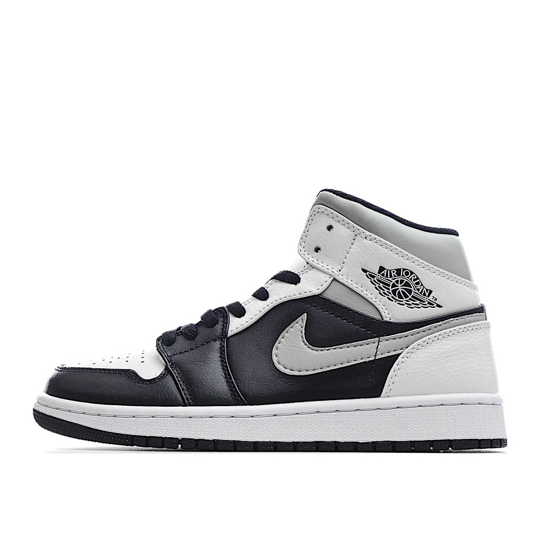 Air Jordan 1 Mid GS White Shadow