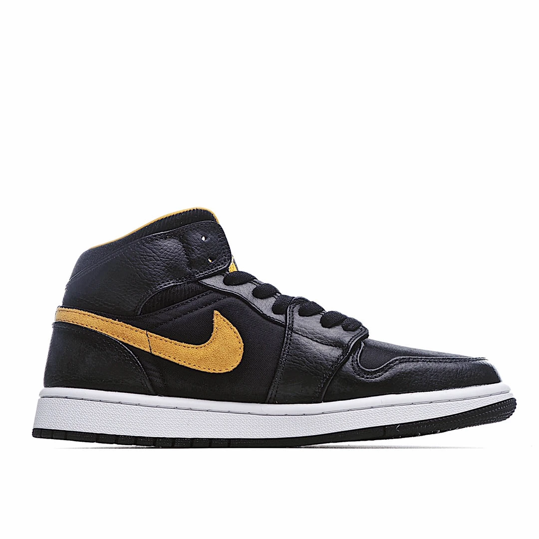 Air Jordan 1 Mid SE Black Gold