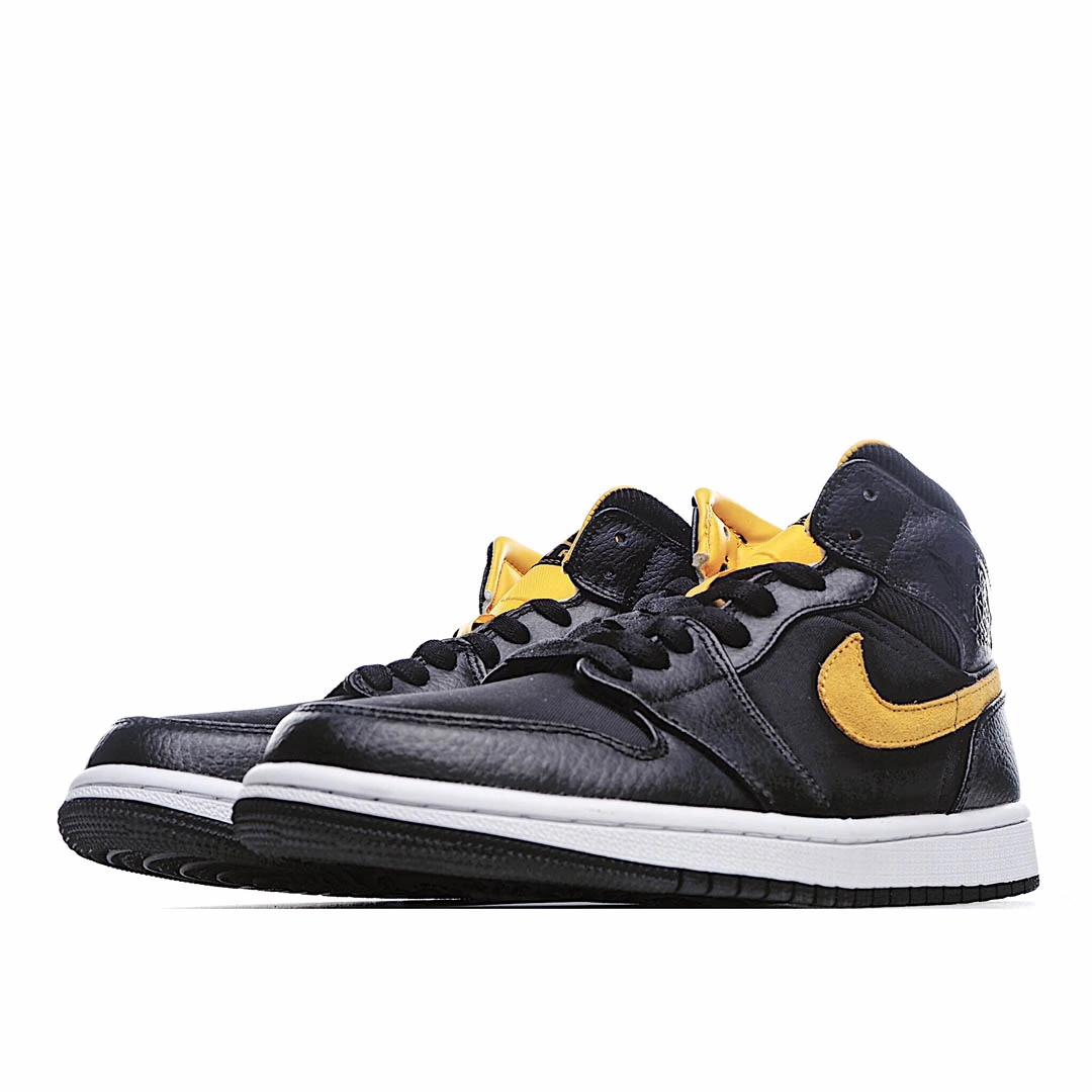 Air Jordan 1 Mid SE Black Gold