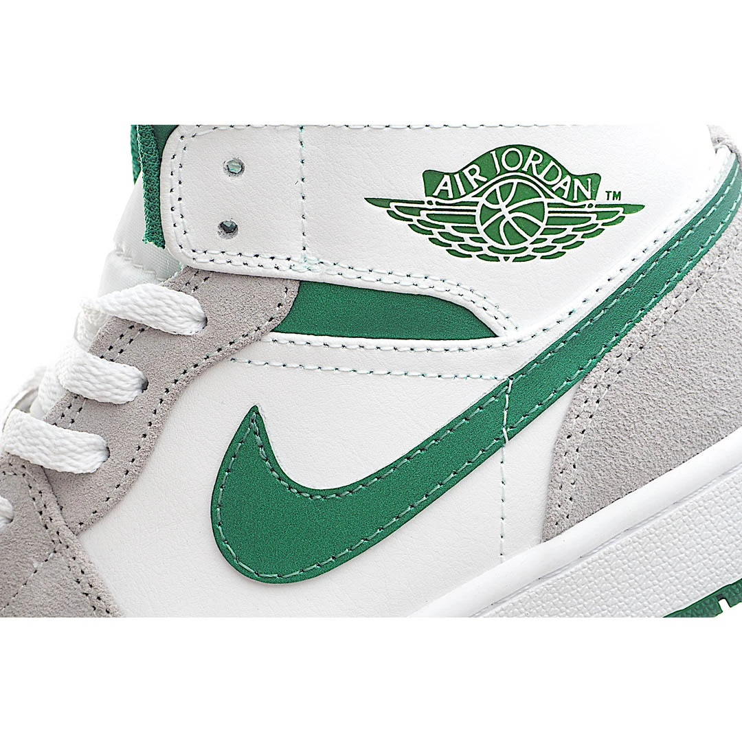 Air Jordan 1 Mid SE Grey Pine Green