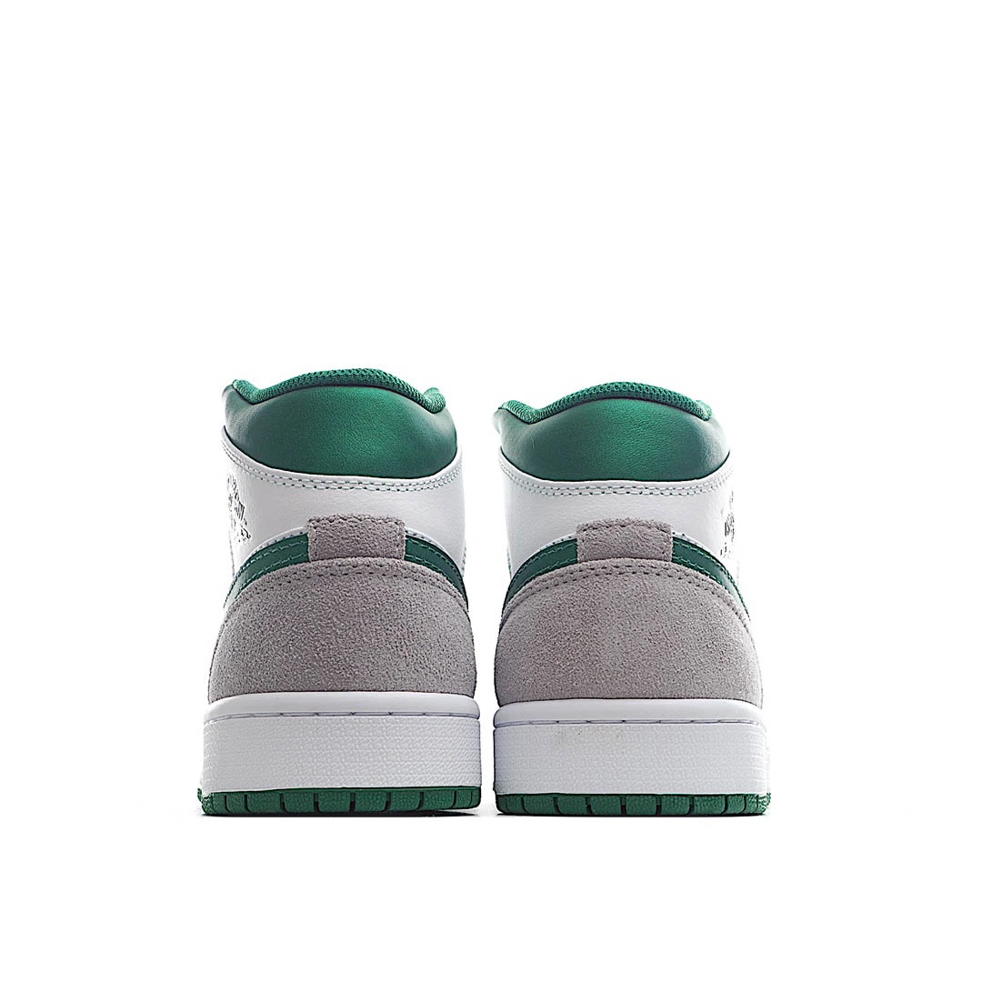 Air Jordan 1 Mid SE Grey Pine Green