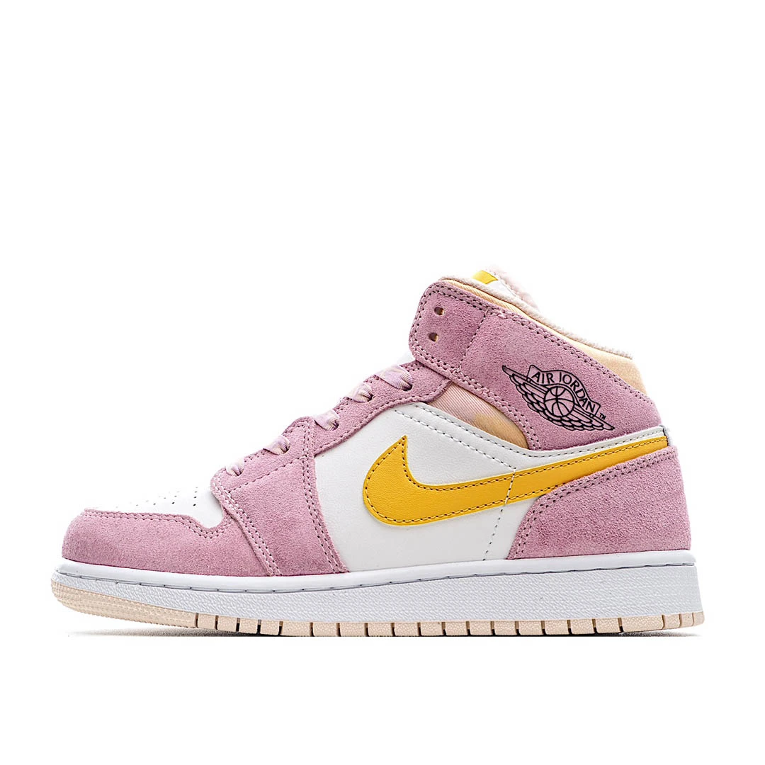 Air Jordan 1 Mid SE GS Arctic Pink