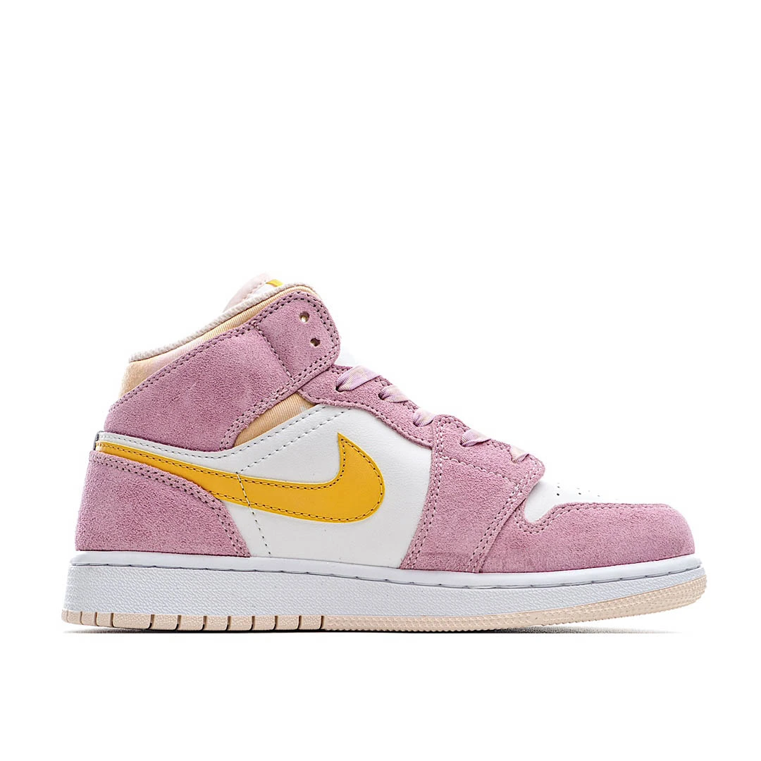 Air Jordan 1 Mid SE GS Arctic Pink