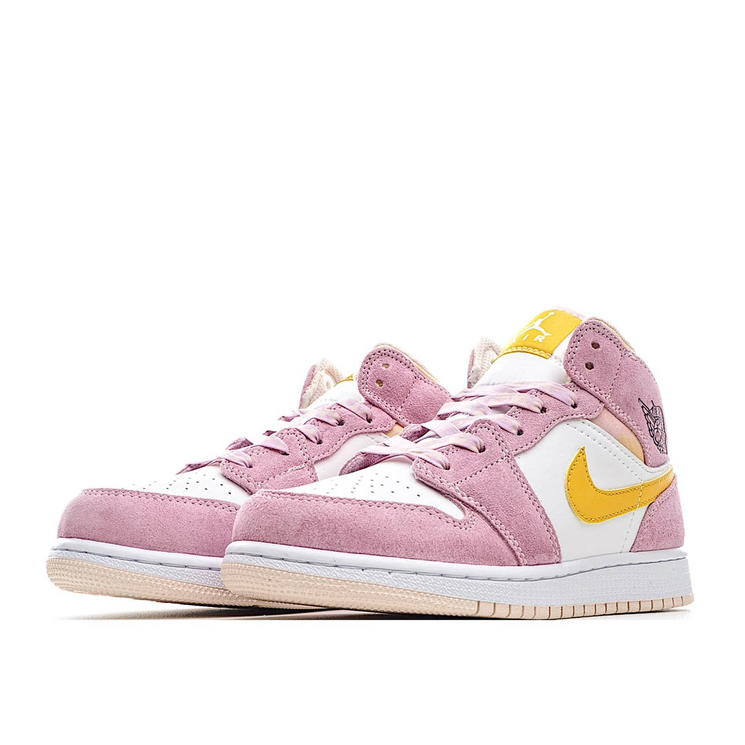 Air Jordan 1 Mid SE GS Arctic Pink