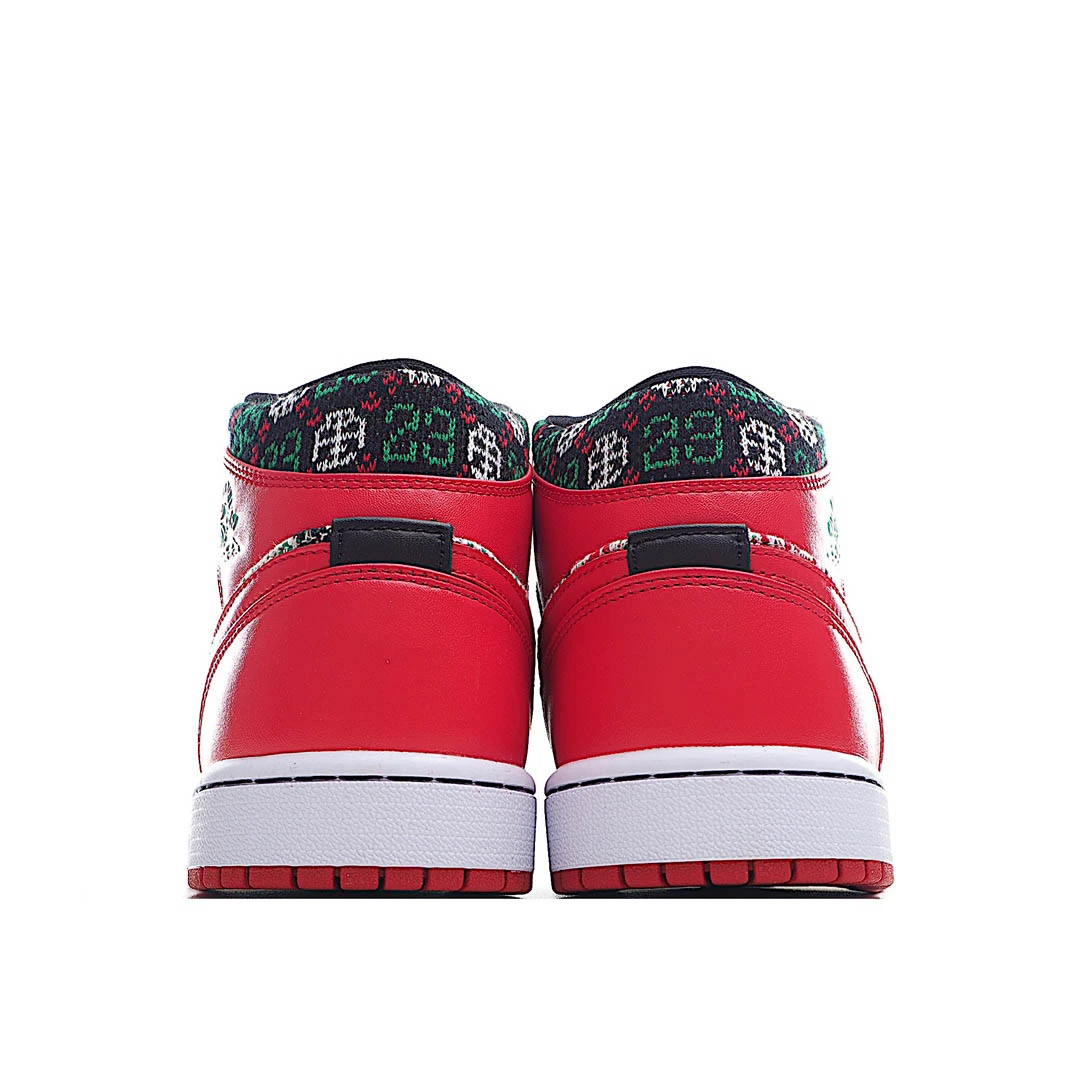 Air Jordan 1 Mid SE GS Ugly Christmas Sweater