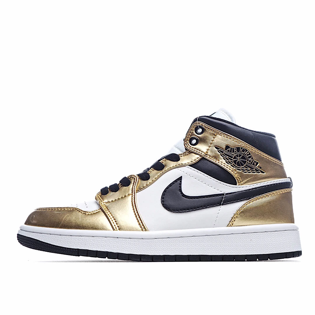 Air Jordan 1 Mid SE Metallic Gold