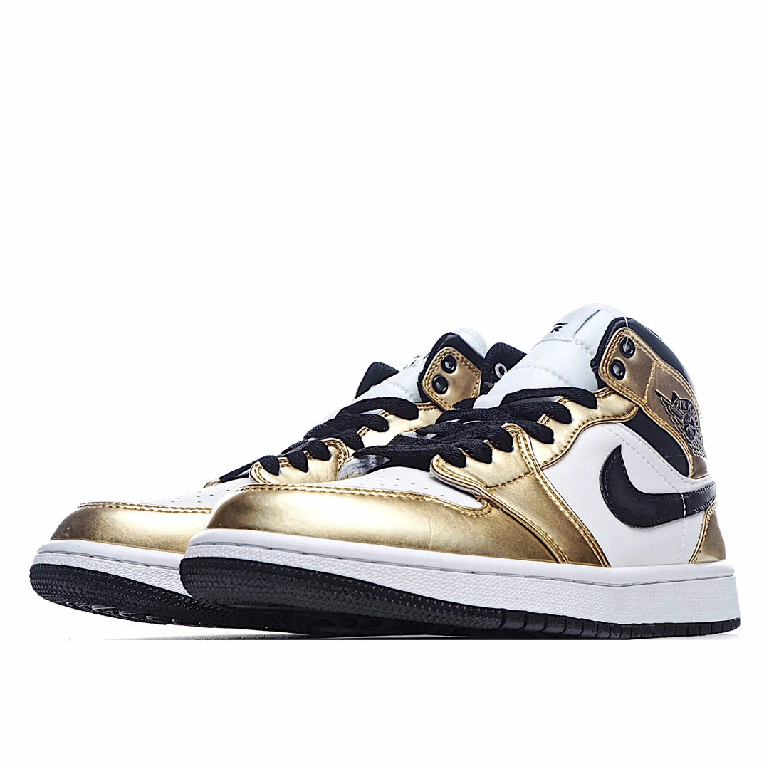 Air Jordan 1 Mid SE Metallic Gold