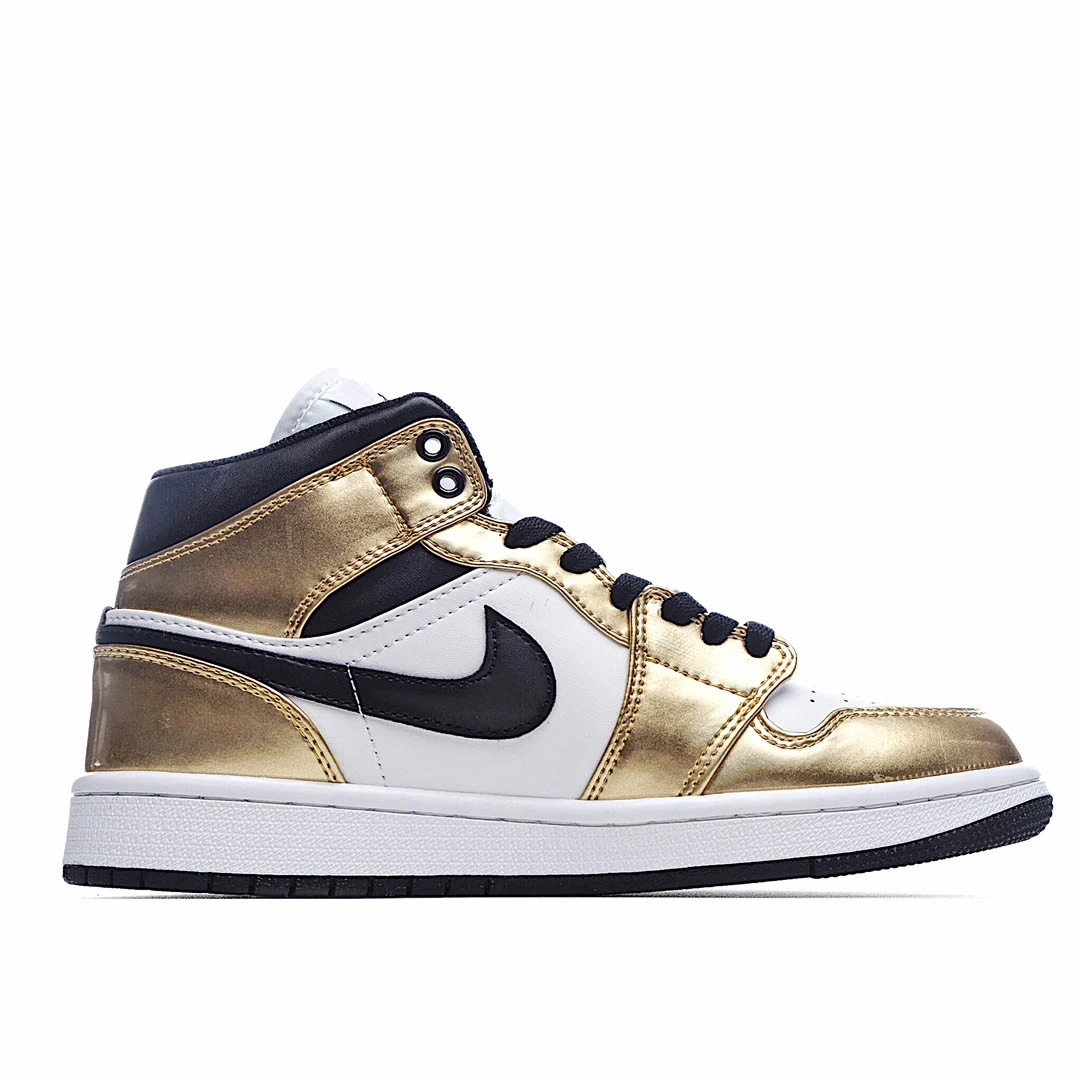 Air Jordan 1 Mid SE Metallic Gold