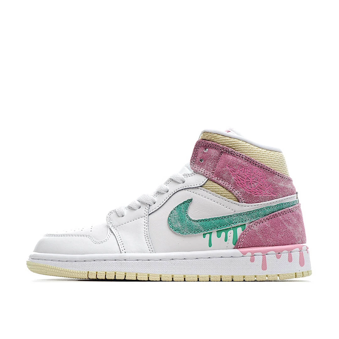 Air Jordan 1 Mid SE PS Ice Cream