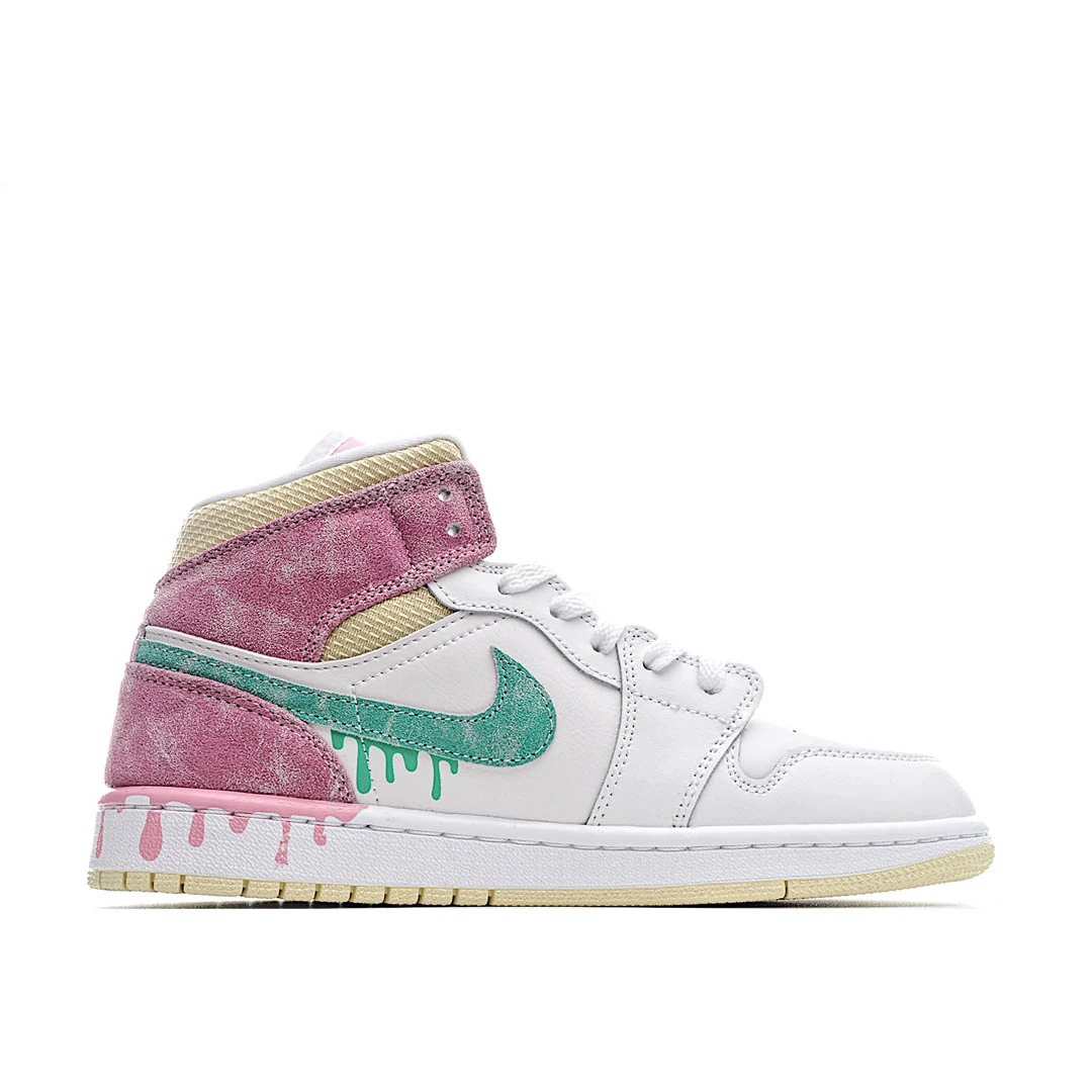 Air Jordan 1 Mid SE PS Ice Cream