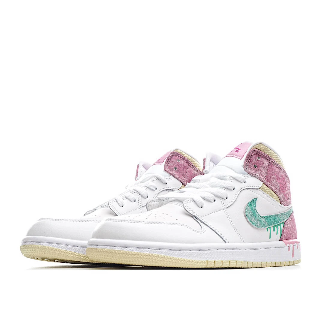 Air Jordan 1 Mid SE PS Ice Cream