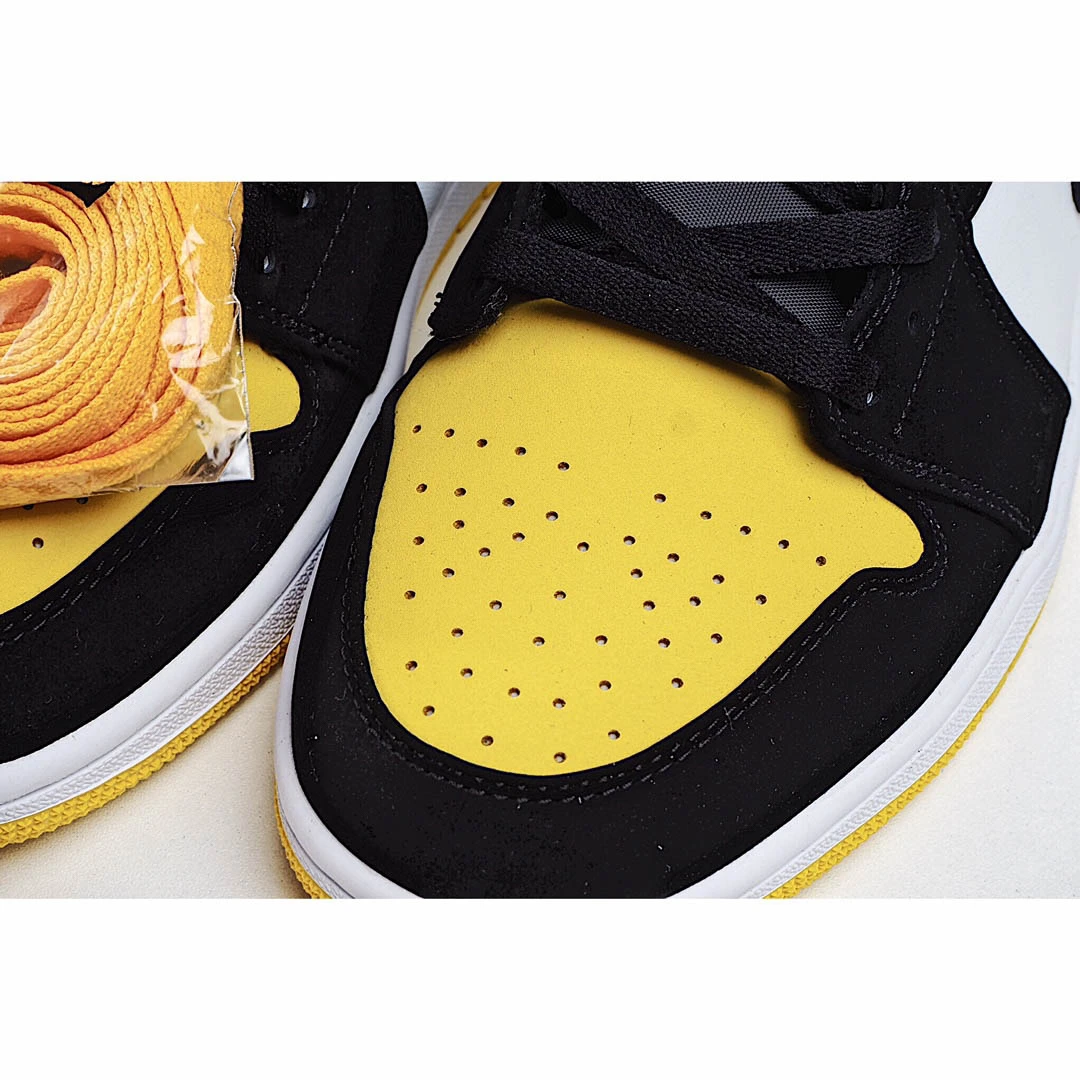 Air Jordan 1 Mid SE Yellow Toe