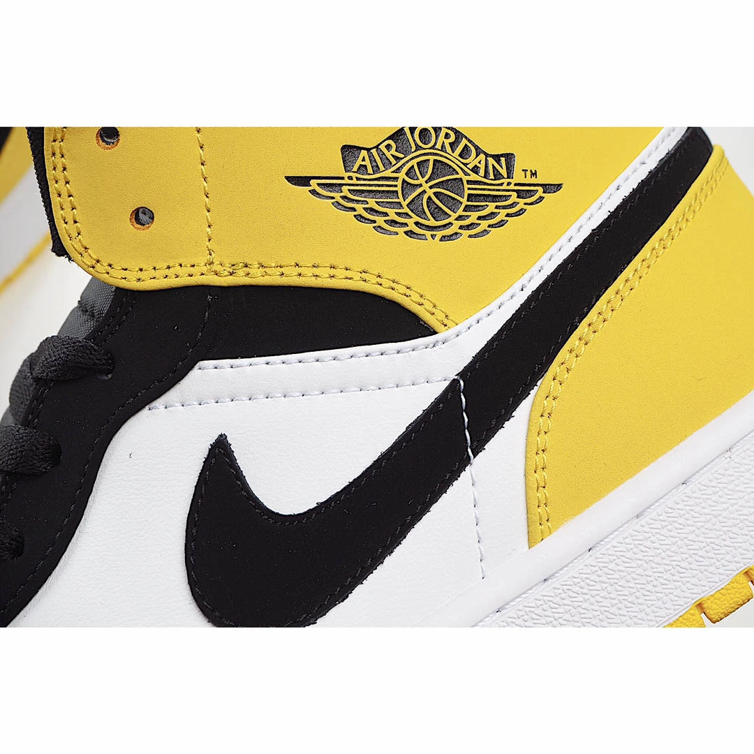 Air Jordan 1 Mid SE Yellow Toe