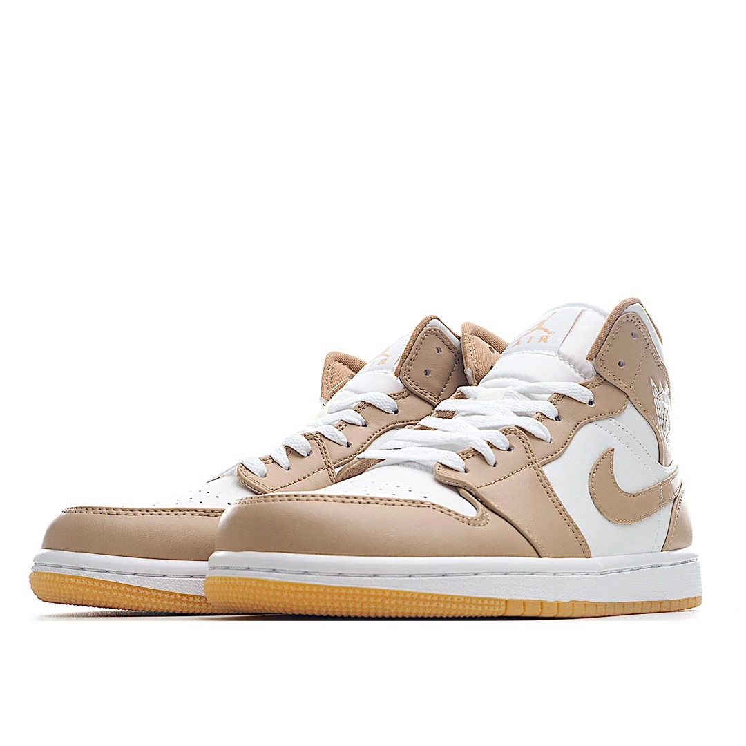 Air Jordan 1 Mid Tan Gum