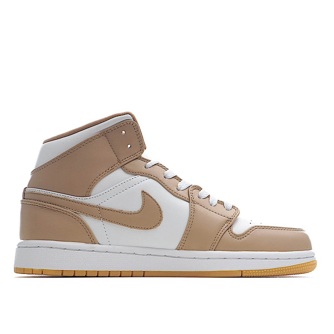 Air Jordan 1 Mid Tan Gum