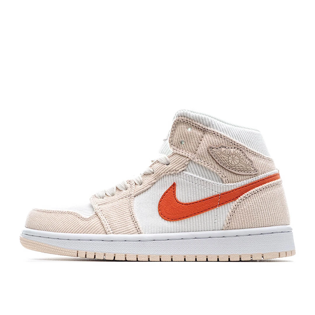 Air Jordan 1 MiD White Pink Orange