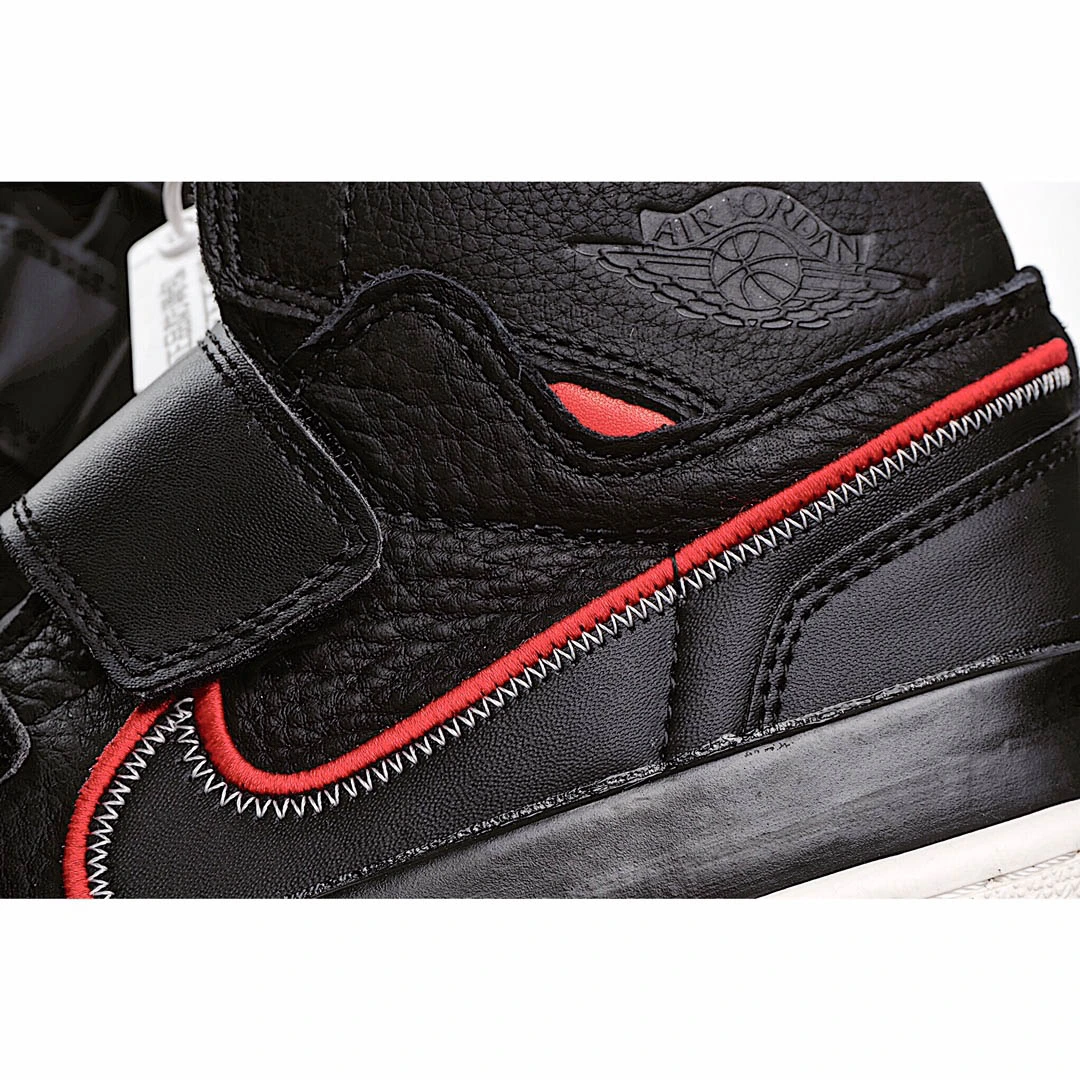 Air Jordan 1 Retro High Double Strap Black Red