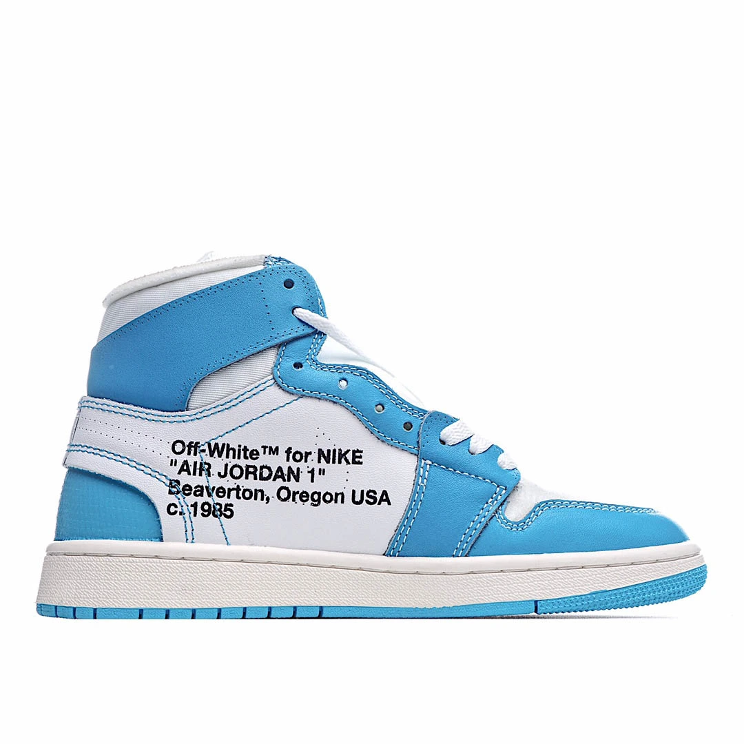 Air Jordan 1 Retro High OFF-WHITE University Blue UNC THE THE OW