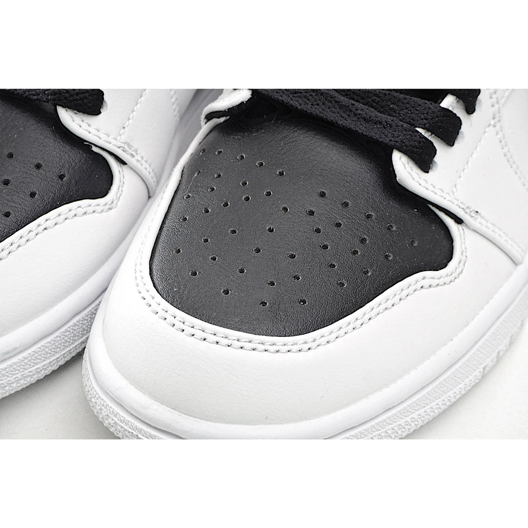 Air Jordan 1 Retro Low GS White Black