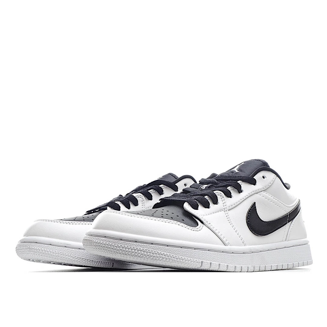 Air Jordan 1 Retro Low GS White Black