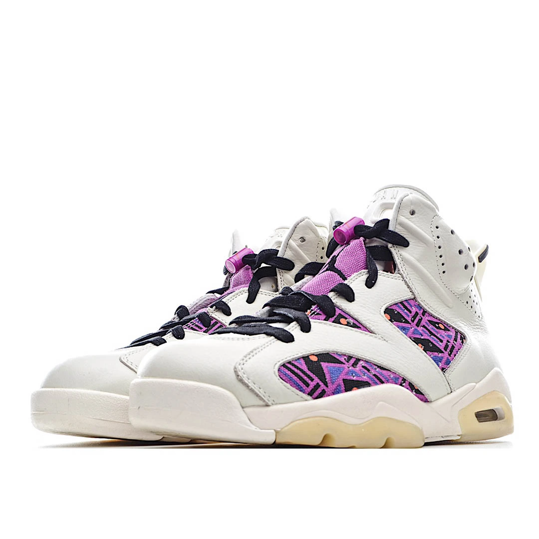 Air Jordan 6 Quai 54 AJ6 Khaki Purple