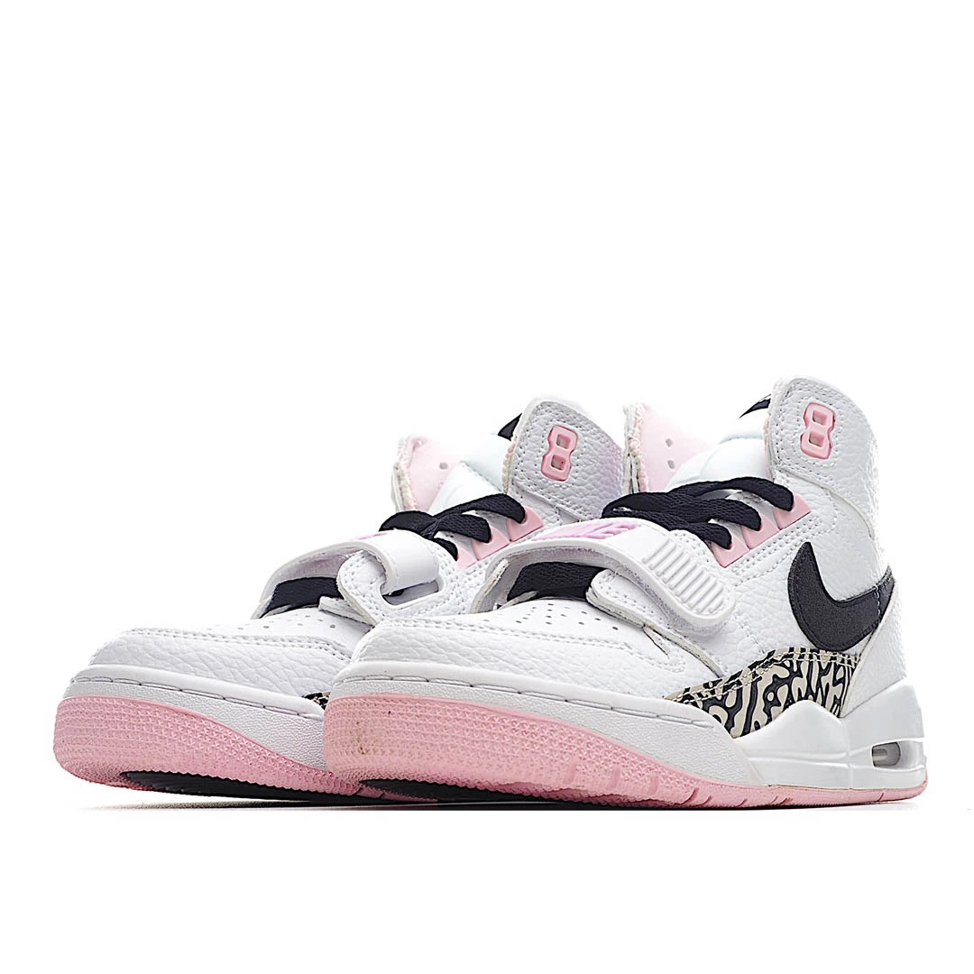 Air Jordan Legacy 312 GS White Black Pink Foam