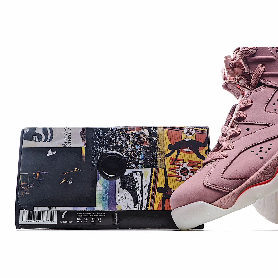 Aleali May x Wmns Air Jordan 6 Retro Millennial Pink