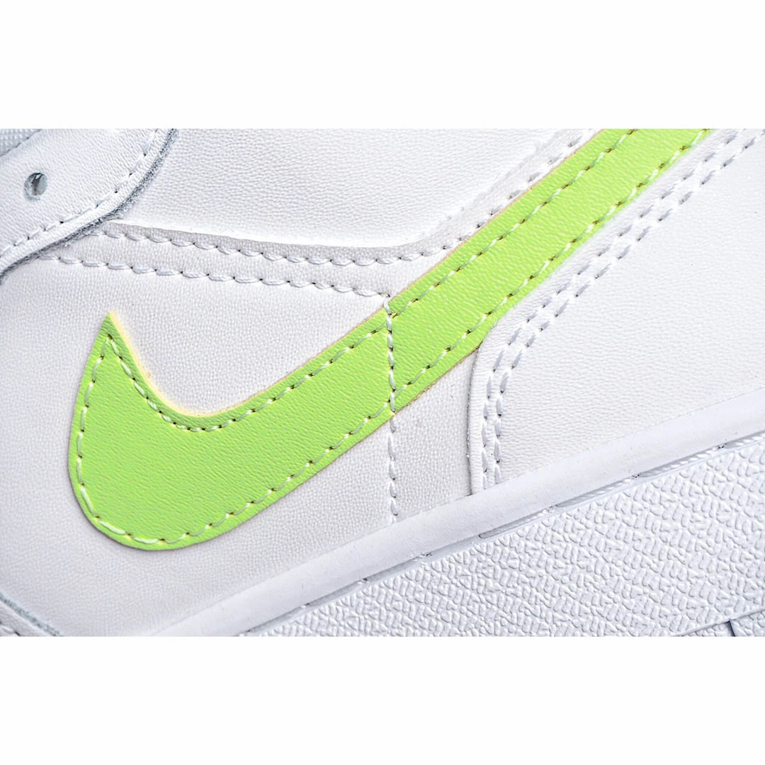 Nike Air Jordan 1 LowWhite/NeonAJ1 Low Top Classic Retro Culture Casual Sports Basketball Shoes