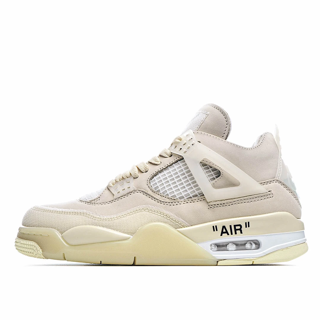 Off-White x Wmns Air Jordan 4 SP Sail