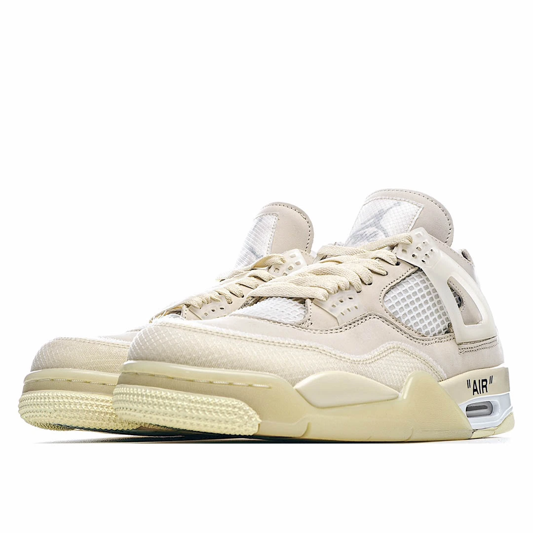 Off-White x Wmns Air Jordan 4 SP Sail