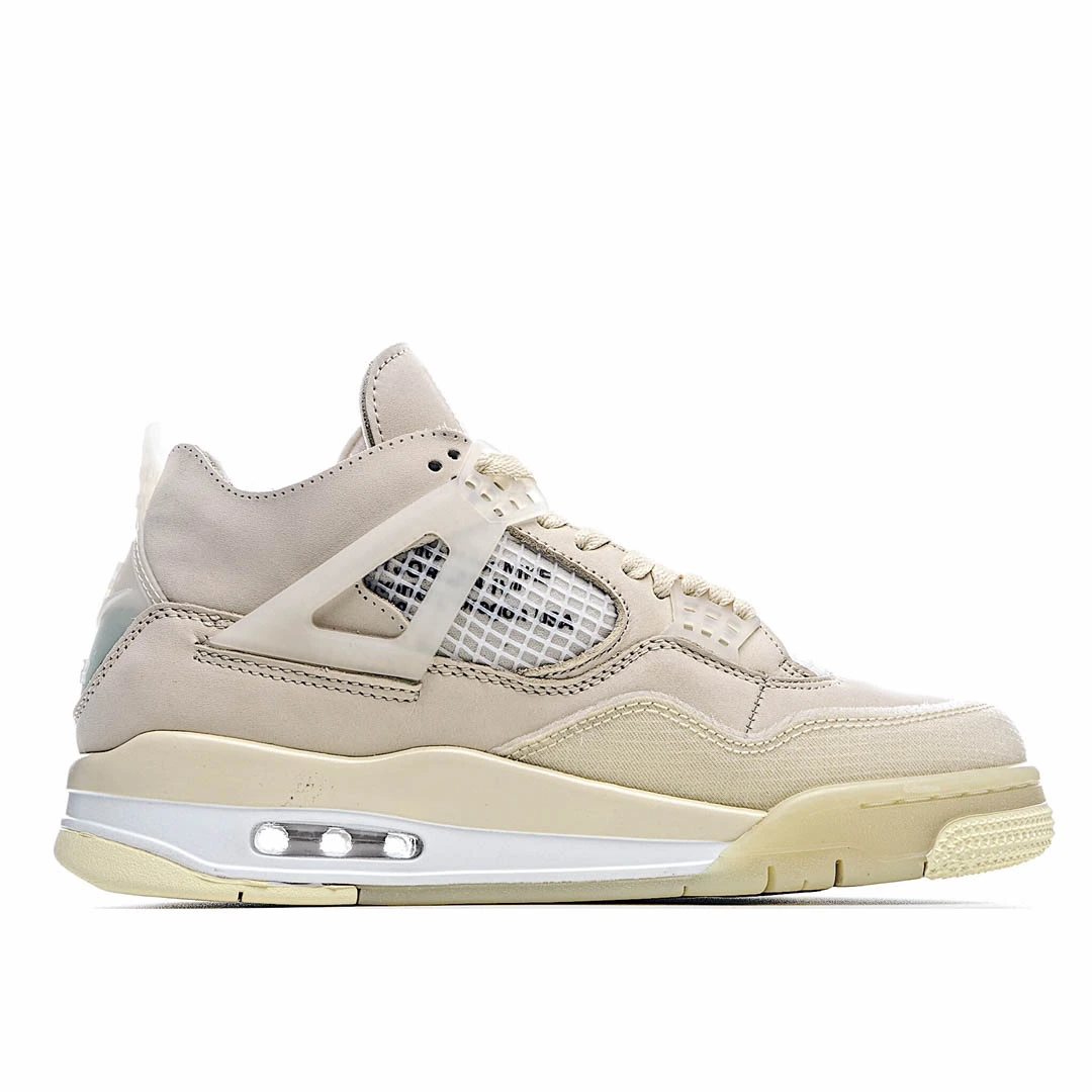 Off-White x Wmns Air Jordan 4 SP Sail