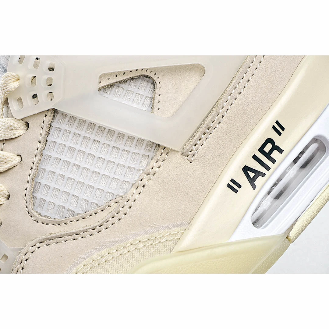 Off-White x Wmns Air Jordan 4 SP Sail